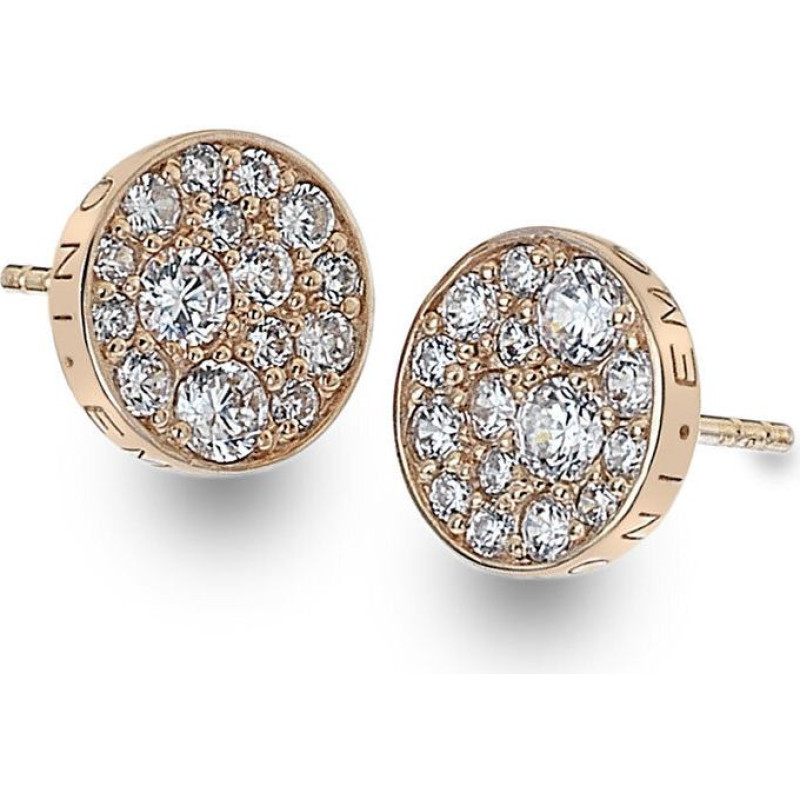 Sudraba auskari Hot Diamonds Emozioni Scintilla Rose Gold DE457 sHD0561