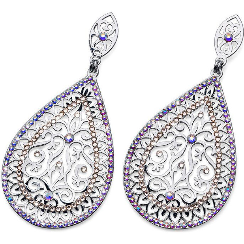 Austiņas - OLIVER WEBER - Mystery 22778 - Swarovski kristāli - Sudraba - Piliena
