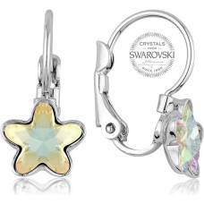 Levien Meiteņu auskari ar varavīksnes kristālu STARBLOOM