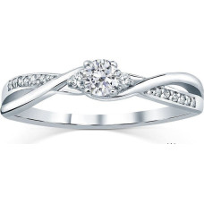 Sudraba gredzens ar Swarovski kristāliem FNJR085sw Silvego