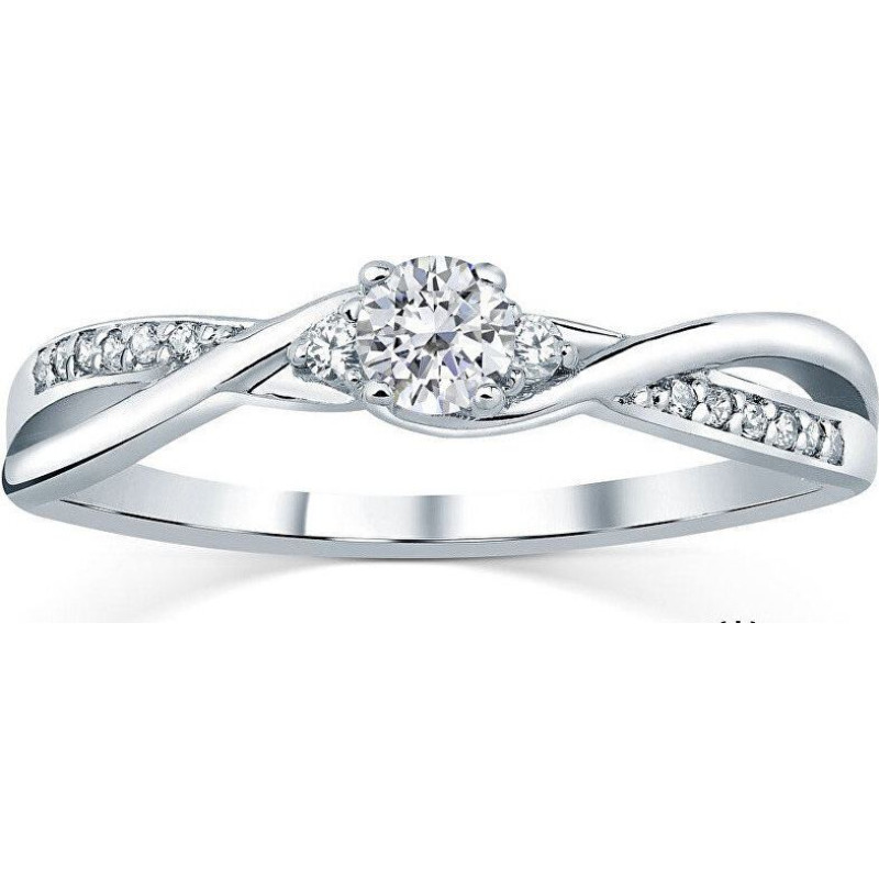 Sudraba gredzens ar Swarovski kristāliem FNJR085sw Silvego