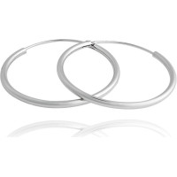 Mūžīgi sudraba apaļi auskari JVD SVLE0208XD500 sJV0650-4