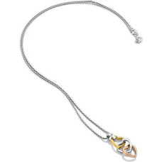 Sudraba kaklarota sievietēm Hot Diamonds Trio Triple Heart DP836