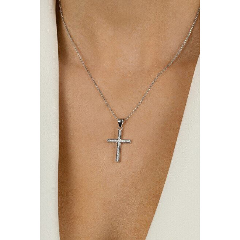 Sudraba kulons sievietēm Brilio Silver Cross PT78W