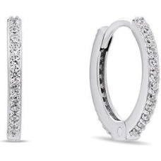 Mirdzoši sudraba gredzeni auskari Brilio Silver EA159W sBS1335-22