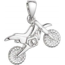 Sudraba motocikla kulons 64015