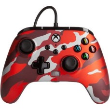Spēles Kontrole XBOX ENHANCED WIRED METALL Sarkans