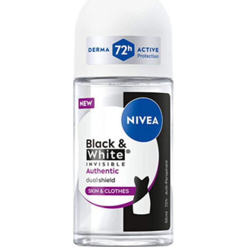 Nivea B&W Authentic Anti-Perspirant - Kuličkov&yacute; antiperspirant