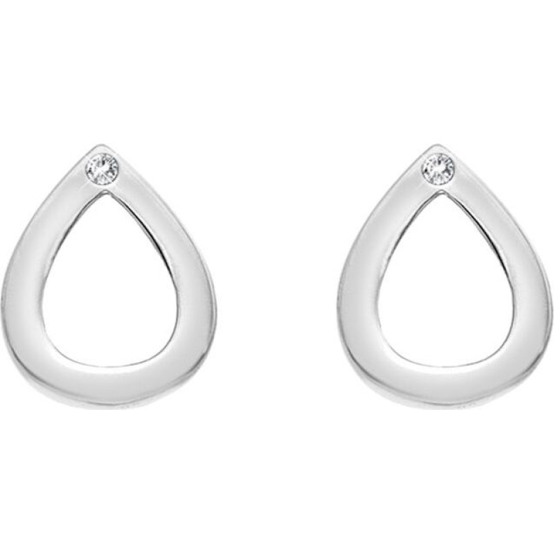 Sudraba auskari ar īstiem dimantiem Hot Diamonds Amulets DE615 sHD1239