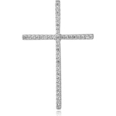 Beneto Sudraba kulons ar cirkoniem Cross AGH590