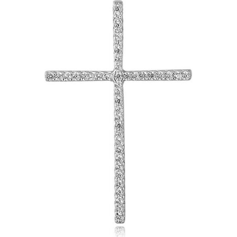 Beneto Sudraba kulons ar cirkoniem Cross AGH590