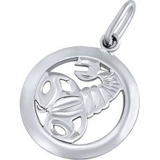 Silvego Sudraba kulons zodiaka zīme Skorpions - apaļš SILVEGOB10283S11 sSL3832