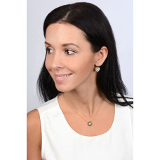 Levien Eleganti apzeltīti auskari Trilliant Crystal