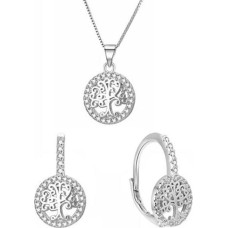 Parūka - AGATO - Dzīvības koks - Sudrabs 925 - Kubiskie cirkoni - Elegants dizains