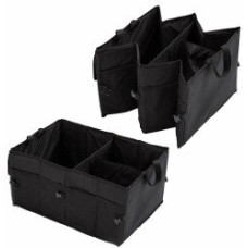 Auto bagāžnieka organizatora bagāžnieks ir liels