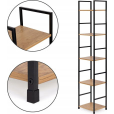 Grāmatplaukts ModernHome LOFT, 144,5x29x23,5 cm, ozols