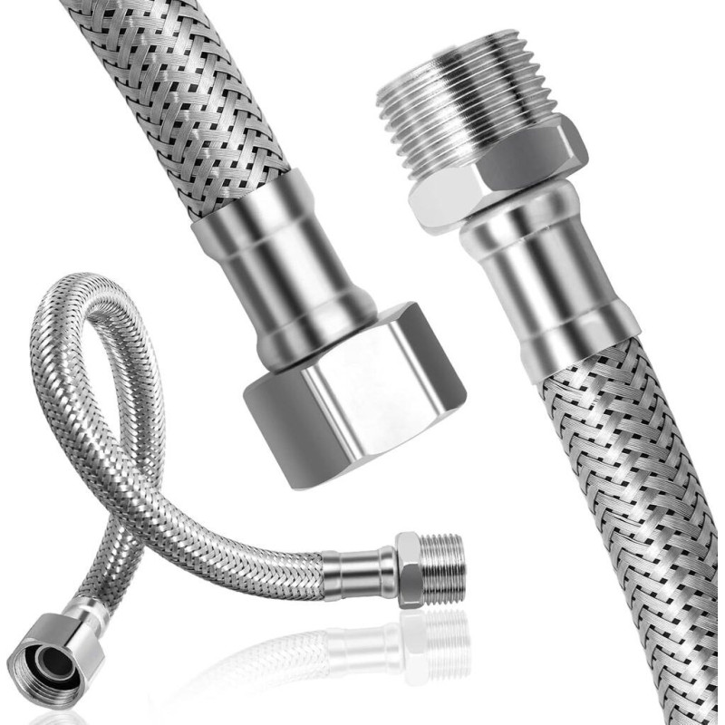 2 nerūsējošā tērauda elastīgo šļūteņu iepakojums 304