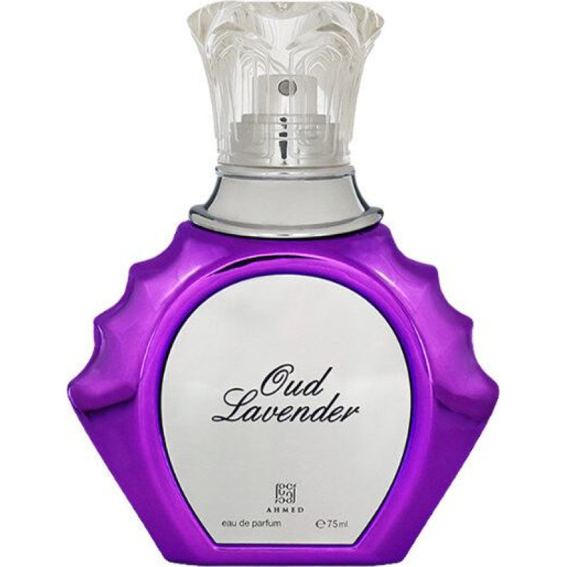 Uniseks smaržas Ahmed Al Maghribi Oud Lavender 75 ml EDP austrumnieciskas lavandas un agarkoka (oud) smaržas