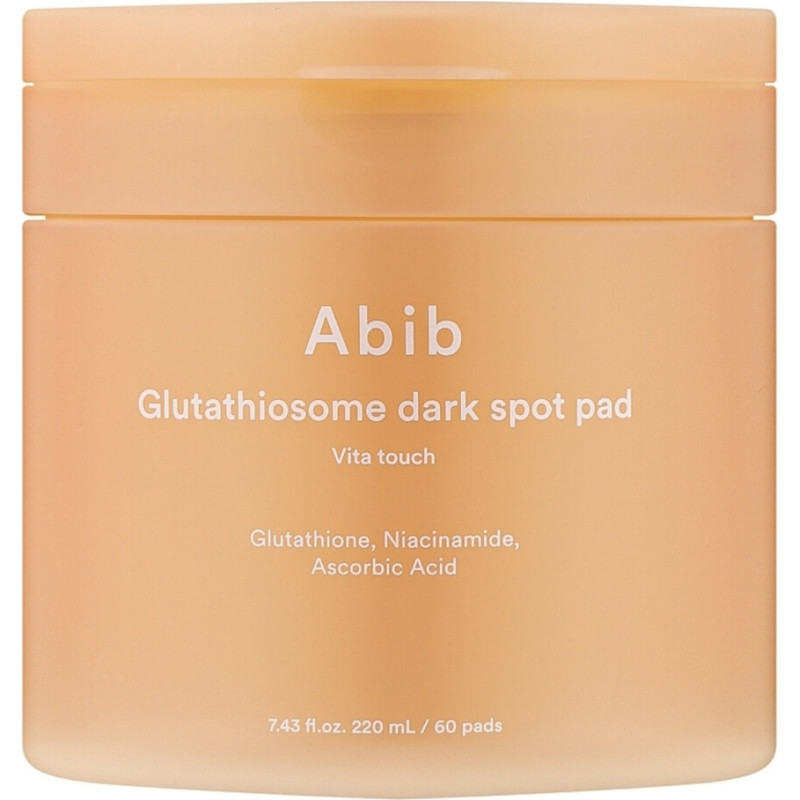 Abib - Glutathiosoma Tumšo Plankumu Tonizējošie Pārsēji Vita Touch, 220ml / 60pārsēji
