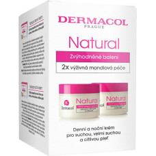 Dermacol Natural Almond dienas un nakts krēmu dāvanu komplekts duopaka