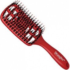 Taisnstūrveida matu suka Dtangler Dry Blow GLOW AND GO Red Scarlett neilona sariņi