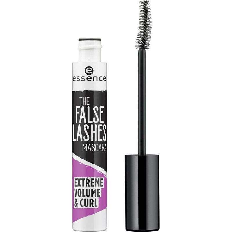 Skropstu tuša Essence The False Lashes Extreme Volume & Curl 10 ml, Black