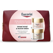 Sejas kopšanas komplekts Eucerin Hyaluron-Filler + Elasticity Rosé nostiprinošs, grumbiņas samazinošs, mitrinošs