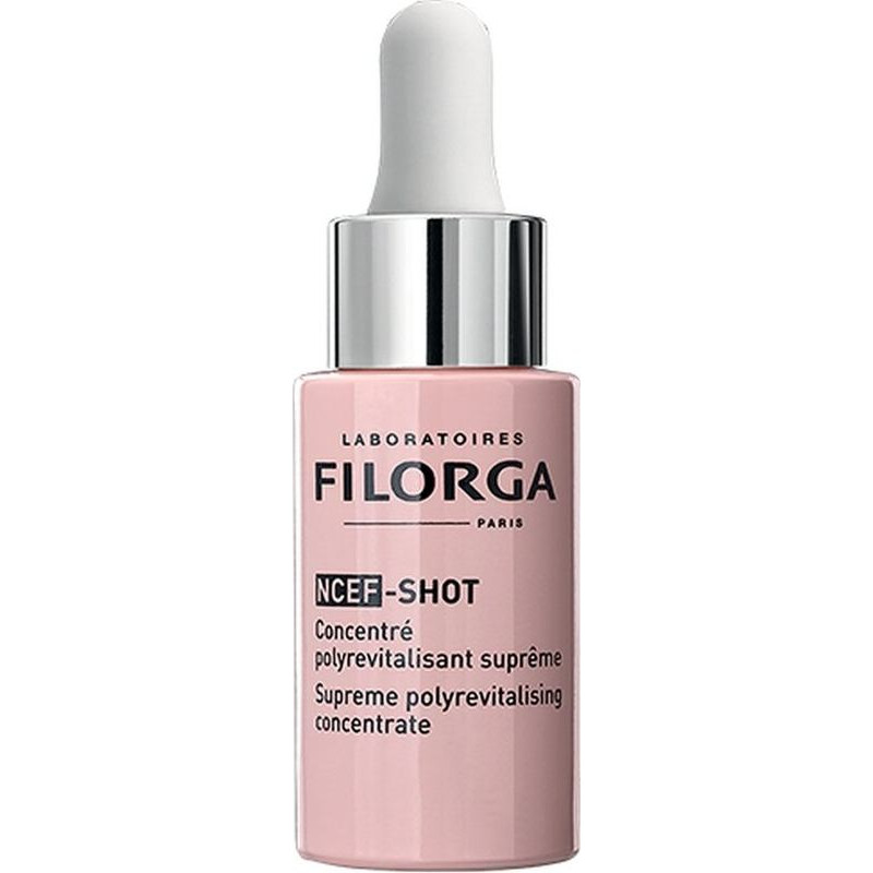 Sérums - FILORGA - NCEF-Shot 15ml - Gludas grumbas - Stingrāka āda - Spodras sejas krāsa