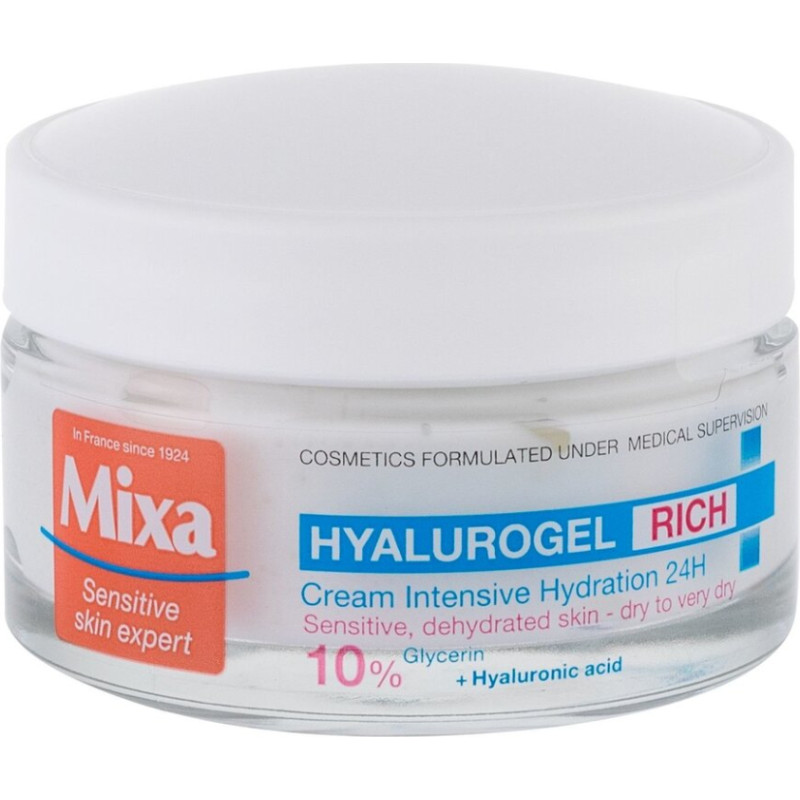 Sejas krēms ar hialuronskābi Mixa Mixa Hyalurogel Rich 50 ml
