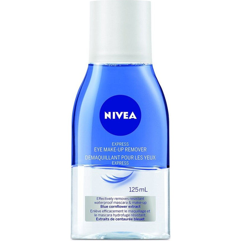 Nivea Double Effect Eye Make-up Remover acu kosmētikas noņēmējs 125 ml