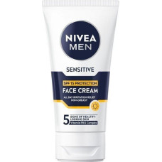 Nivea Aizsargājošs ādas krēms SPF 15 Men Sensitive (sejas krēms) 75 ml