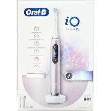Elektriskā zobu birste - Oral-B - iO 9 - Rozā - Magnētiskā tehnoloģija - Mikro-vibrācija