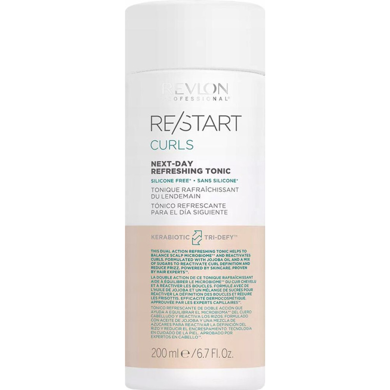 Toniks cirtainiem un viļņainiem matiem Restart Curl s (Next-Day Refreshing Tonic) 200 ml