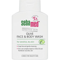 Dūšas un vannas līdzeklis, Sebamed Wash lotion with olive oil on the face and body Classic(Olive Face & Body Wash) 200 ml