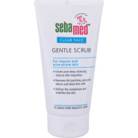 Maigs sejas skrubis ādai ar nepilnībām un pūtītēm Sebamed Clear Face Gentle Scrub, 150 ml