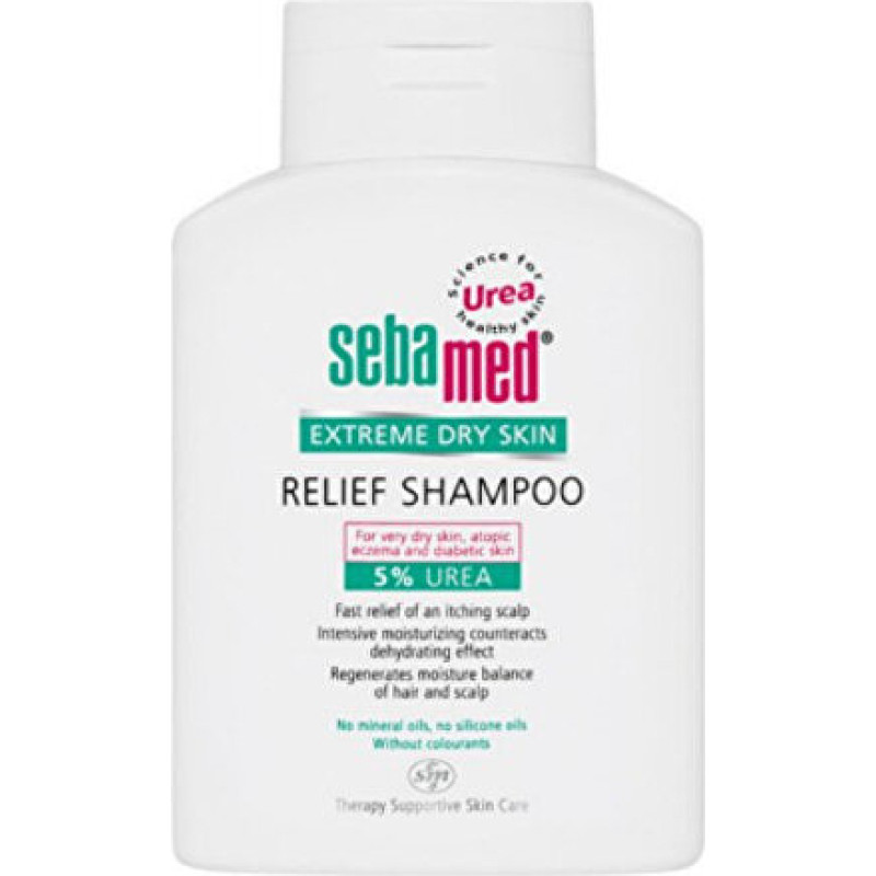 Nomierinošs šampūns ar 5% urīnvielas Urea (Relief Shampoo), 200 ml
