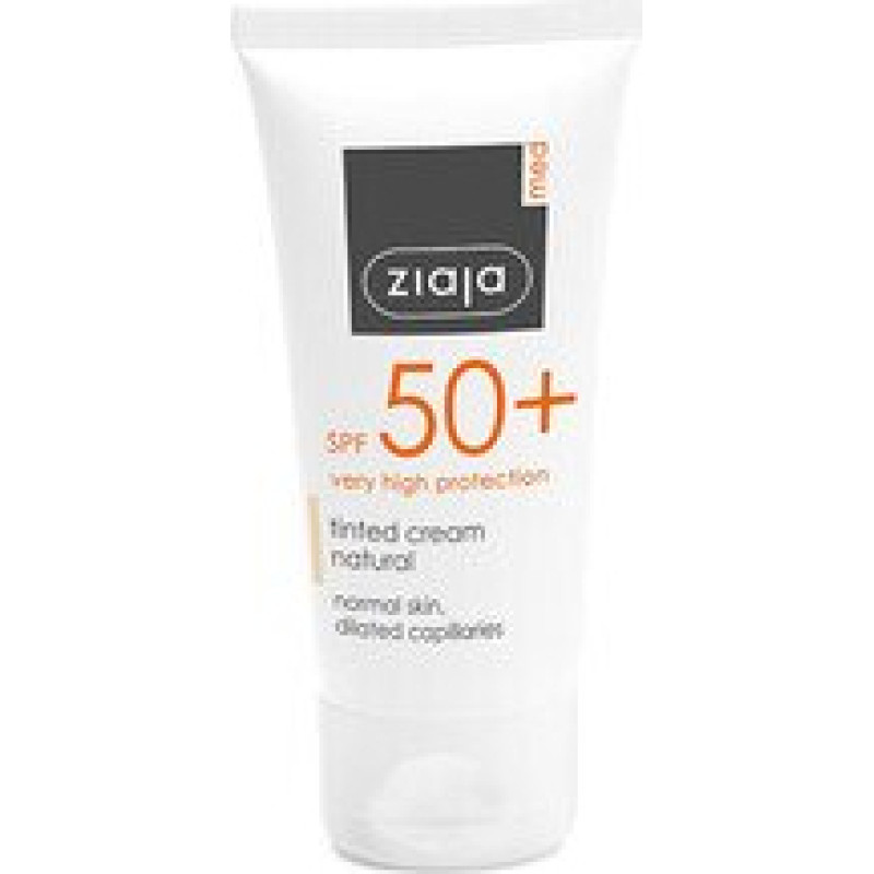 Saules krēms - ZIAJA - Ziaja Med Saules ekrāns Dabiska nokrāsa - SPF50+ - 50ml - Visu veidu ādai