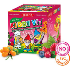 Uztura bagātinātājs Kiddy Vit Vegāniski Dwarfs ar smiltsērkšķiem Terezia, 90 gab.