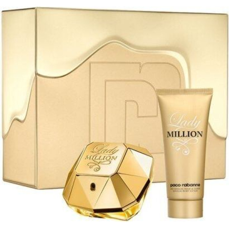 Paco Rabanne Lady Million - EDP 80 ml + ķermeņa losjons 100 ml