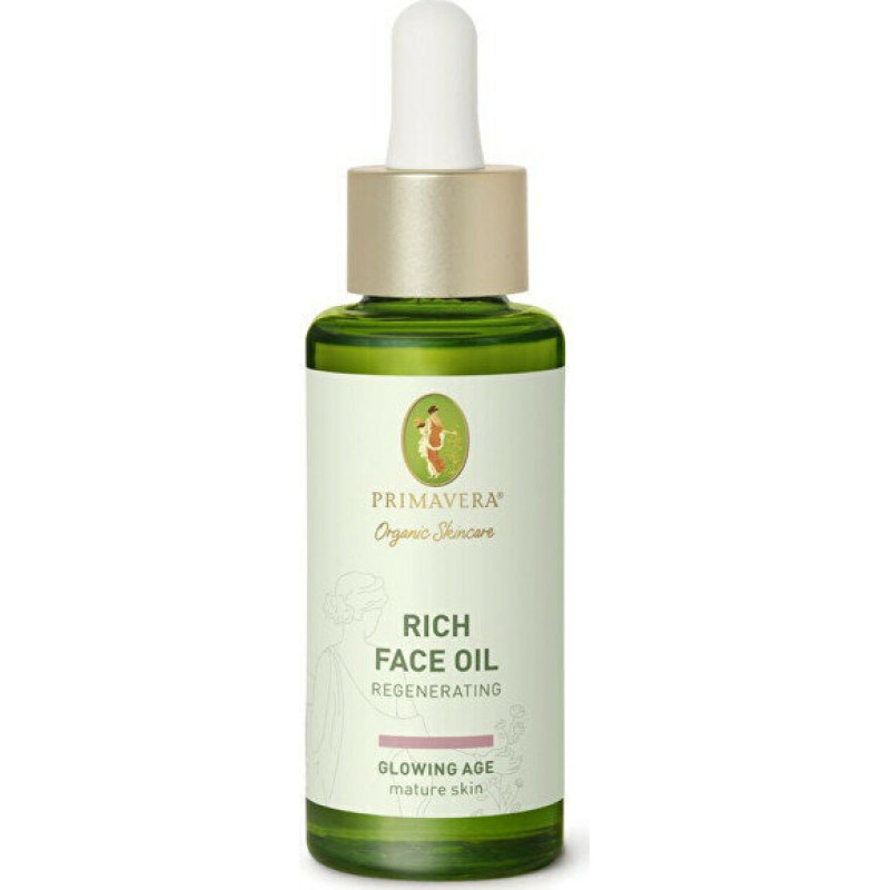 Sejas eļļa Primavera Rich Face Oil Regenerating, 30 ml
