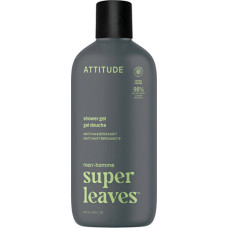 Dušas želeja Attitude Super Leaves Matcha & Bergamot vīriešiem, 415 ml