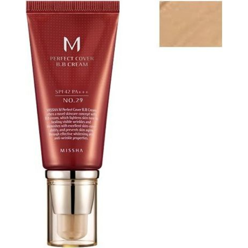 Missha M Perfect Cover Bb krēms, 29 Caramel Beige, 50 ml