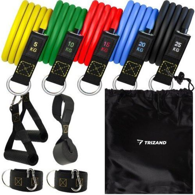 Treniņu lenšu komplekts Trizand, dažādu krāsu