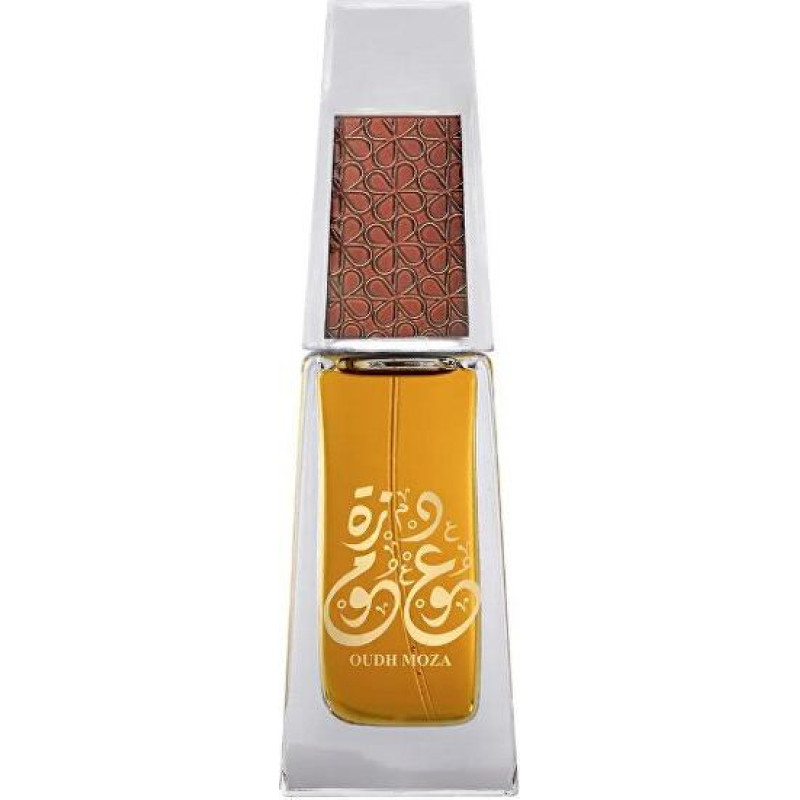 Uniseksa smaržas Ahmed Al Maghribi Oudh Moza EDP, koka, ādas un ziedu aromāts