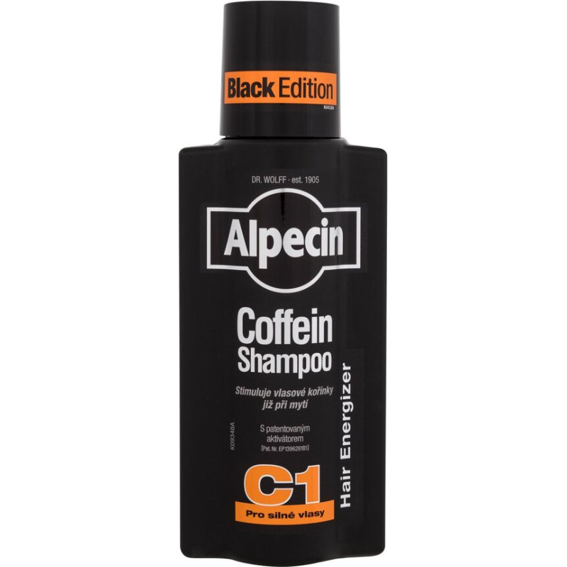 Matu šampūns vīriešiem Alpecin Coffein C1 Black Edition, 250 ml