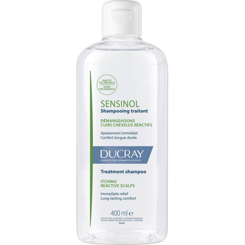 Ducray Sensinol matu šampūns, 400 ml, galvas ādas kopšanai