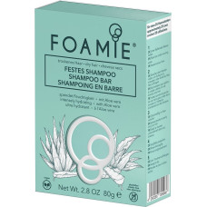 Mitrinošs cietais šampūns sausiem matiem Foamie Shampoo Bar Aloe You Vera Much (for dry hair)