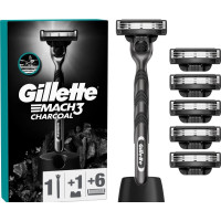 GILLETTE Mach3 oglekļa skuvekļa asmeņu komplekts 6 gab.