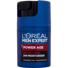 Atsvaidzinošs krēms ar hialuronskābi L'Oréal Paris Men Expert Power Age 24H, vīriešiem, 50 ml