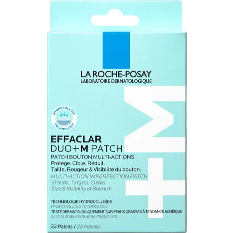 Daudzfunkcionālie plāksteri - LA ROCHE - POSAY - Effaclar Duo+M - Hidrokolloīds - Pieaugušajiem - Hipoalerģiski